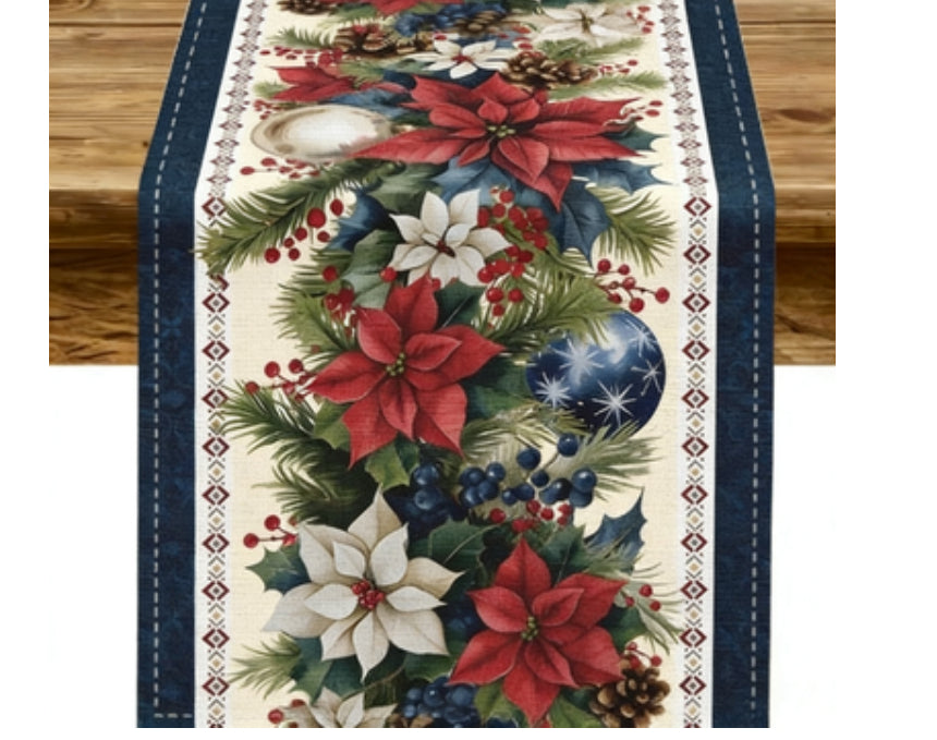 Christmasthemed Snowman Table MatFestive Christmas Table Decor PearlNestDecor.com