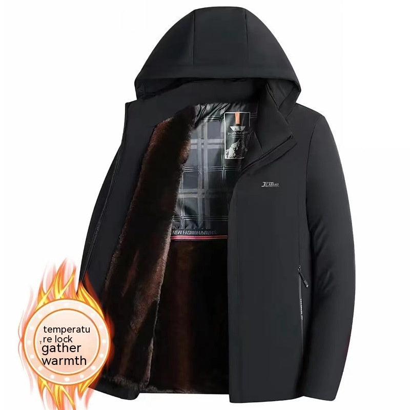 Thickened Cotton-padded Coat Men's Cotton Clothing Warm Best YouTube Store