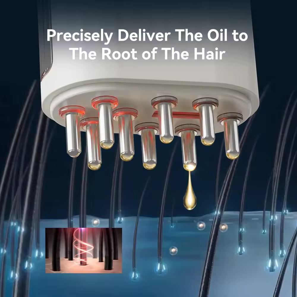 Electric Oil Applicator and Vibration Scalp Massager 2 in 1. LuxuryLifeWay Online Store