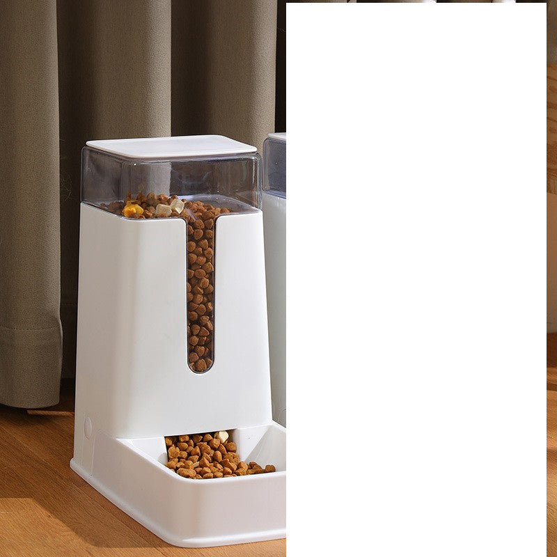 Pet Double Bowl Automatic Feeder Waterer Pets Fashion