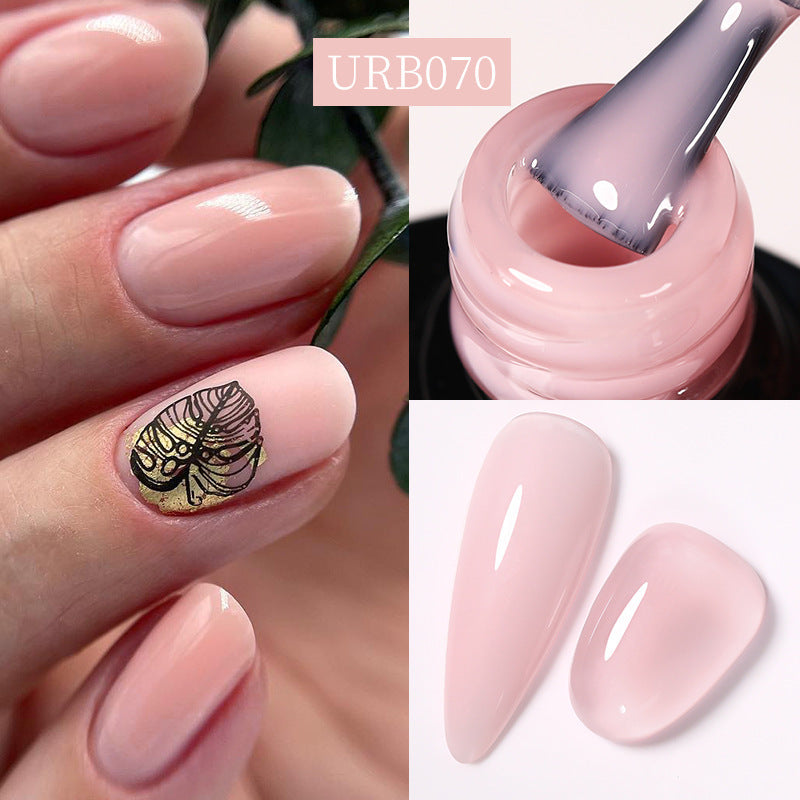 Reinforced Long-lasting No-file Base Coat With Shimmering Glitter Gel Polish LadyShow.Store