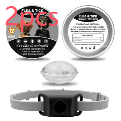 Pet Insect Repellent Button Collar Capsule Suit Pets Fashion
