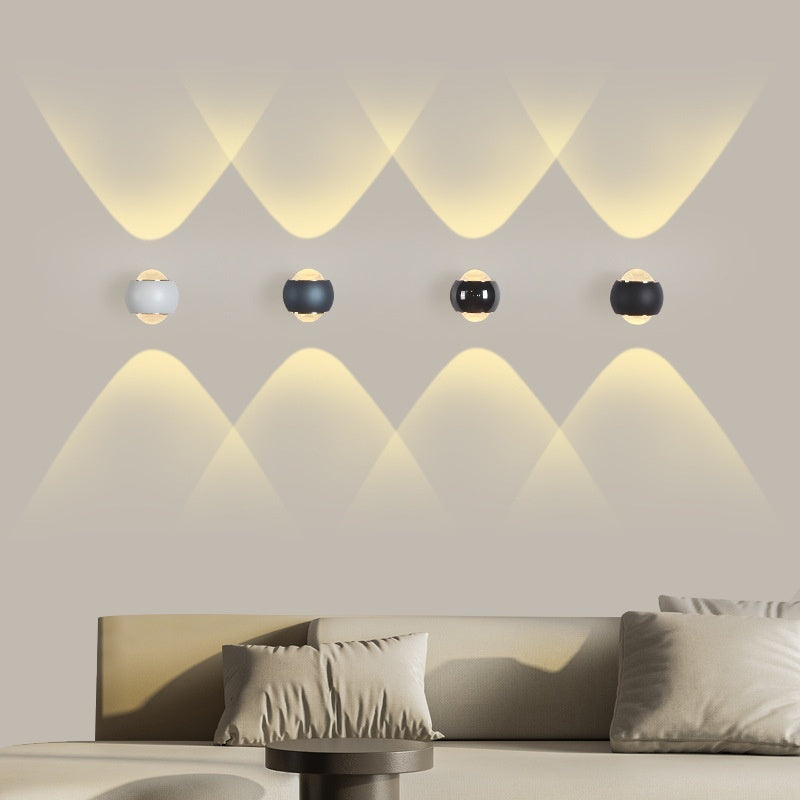 Modern Minimalist Creative Rotatable Bedside Wall Lamp PearlNestDecor.com