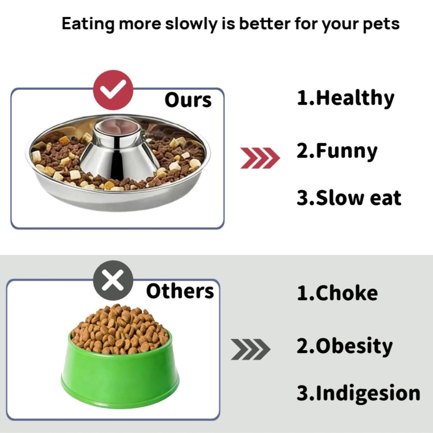 Stainless Steel Puppy Weaning Bowls,Cat Bowls For Food Water,Multiple Puppies Feeder Whelping Dishes,Litter Feeding Station Pans For Small Dogs Cats Eating At Same Time-Small Medium Large Size Pets Fashion