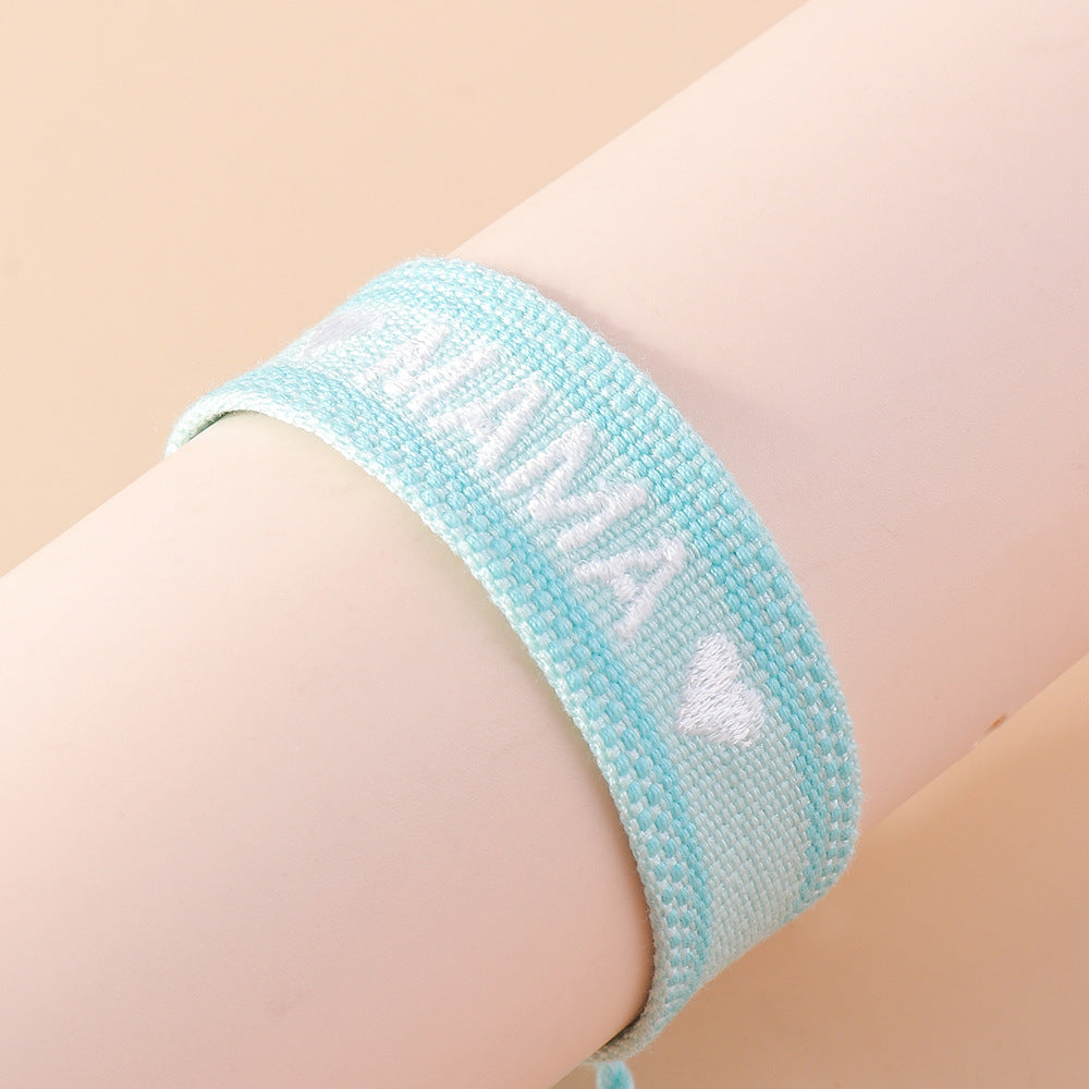 Mother's Day Woven Bracelet Commemorative Gift Strap LadyShow.Store