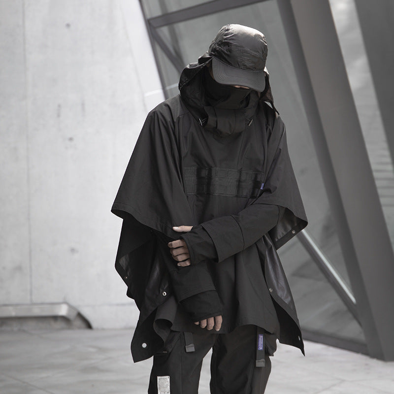 Dark Cloak Windproof Shawl Jacket for Outdoor Use Pi-Mart