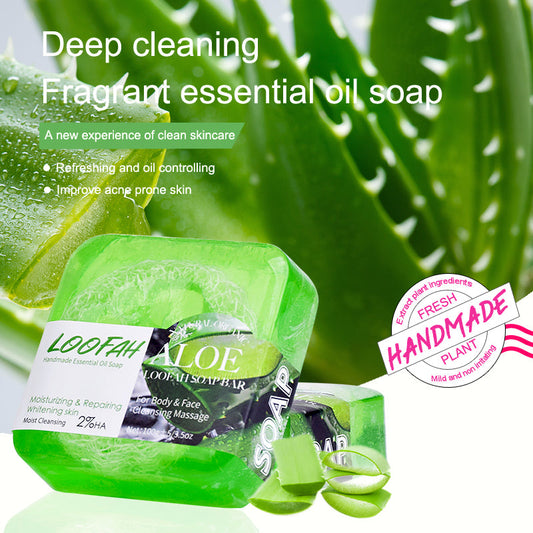 Aloe And Loofah Soap Tri Light Beauty