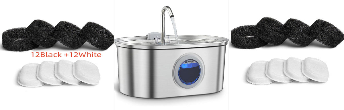 Water Feeder Stainless Steel Pet Water Dispenser Pets Fashion