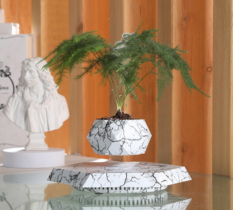 Floating Magnetic Plant Pot PearlNestDecor.com