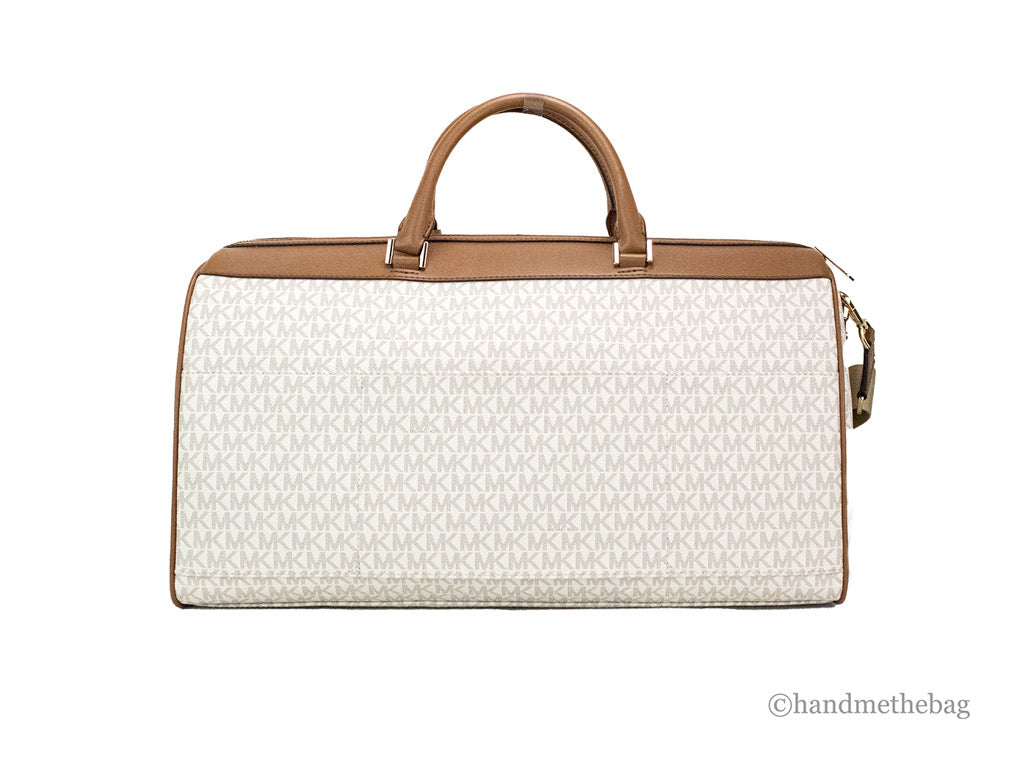 Michael Kors Travel XL Vanilla Duffle Weekender Bag LadyShow.Store