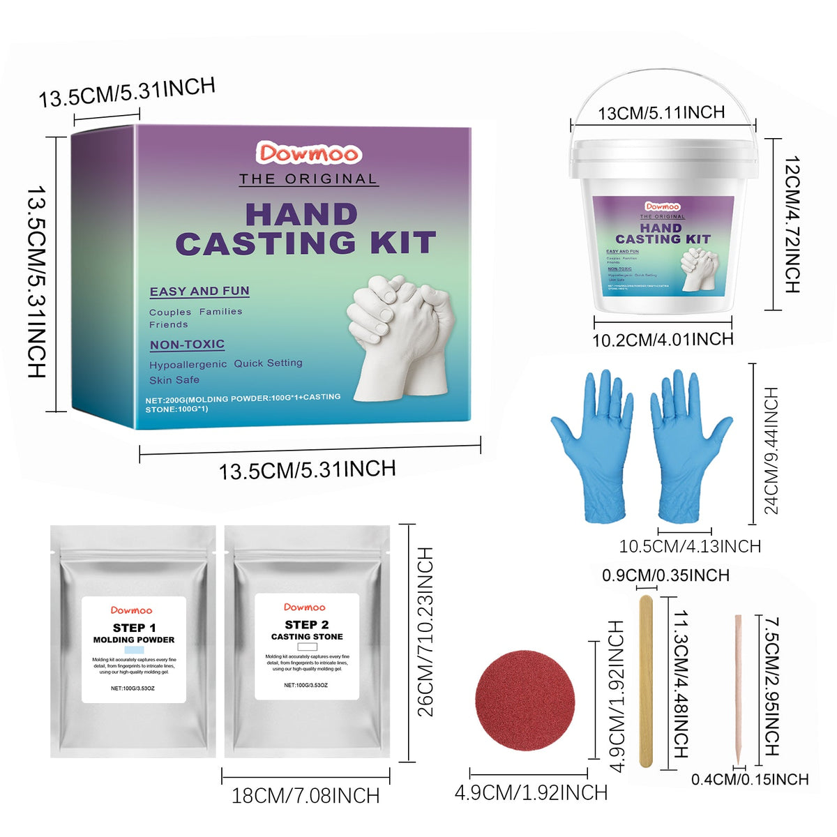 DIY Set Of Hand Mask Powder 1 Set 1box Tri Light Beauty