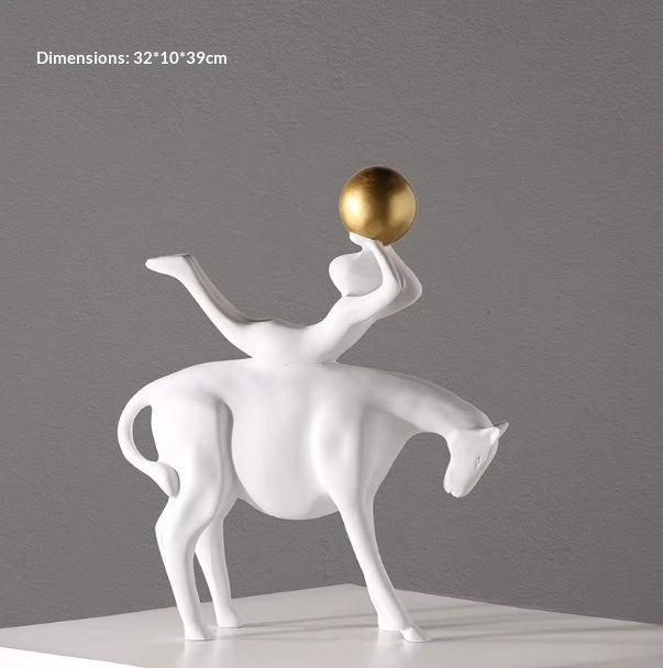 Modern Home Decor Ornaments Light-luxury Art Pieces For The Living Room PearlNestDecor.com