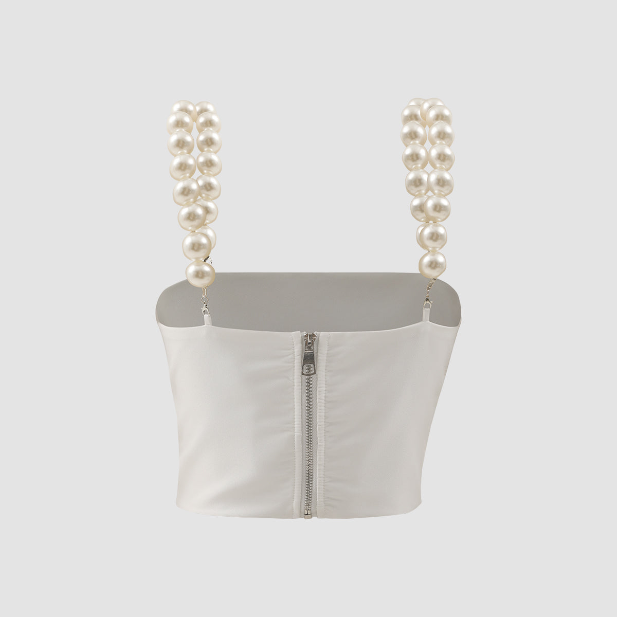 Elegant Pearl Short Vest NorixaFashion.com