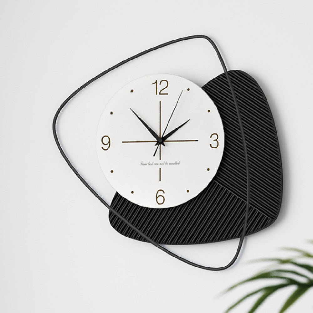 Art Decor Wall Clock Living Room Minimalist Clock PearlNestDecor.com