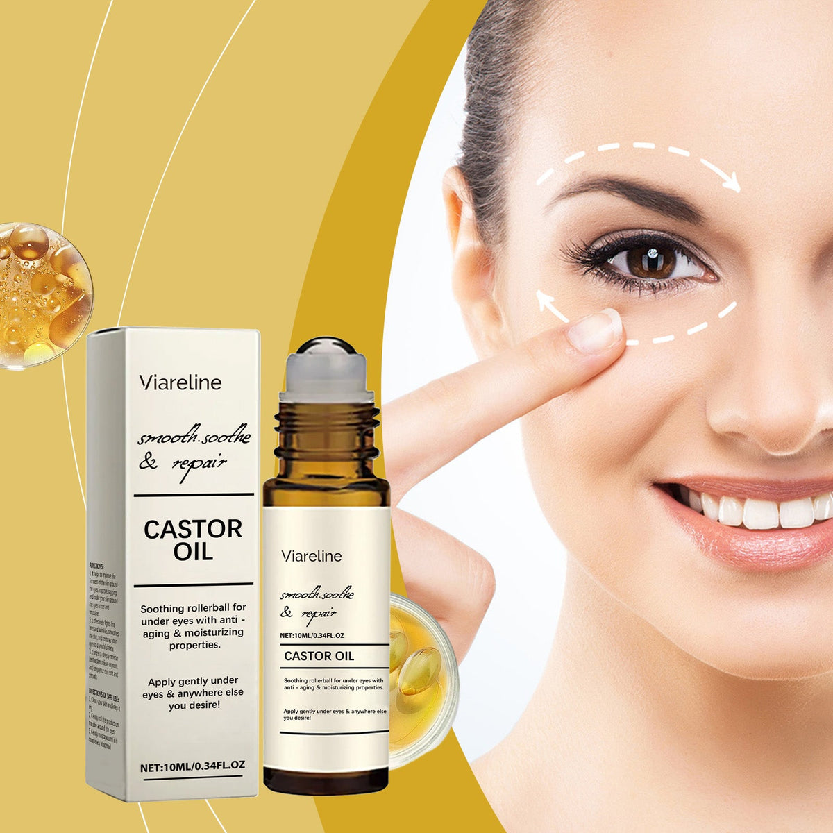 Eye Roller Firming Essential Oil Tri Light Beauty