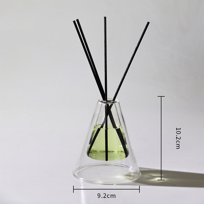 Vases Glass Vase Home Decor Room Decor Modern Wedding Decoration Hydroponic Flower Pot Double Glass Container Crafts Ornament PearlNestDecor.com