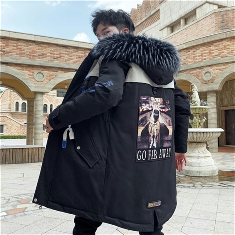 Men's Mid-length Warm Padded Jacket Pi-Mart