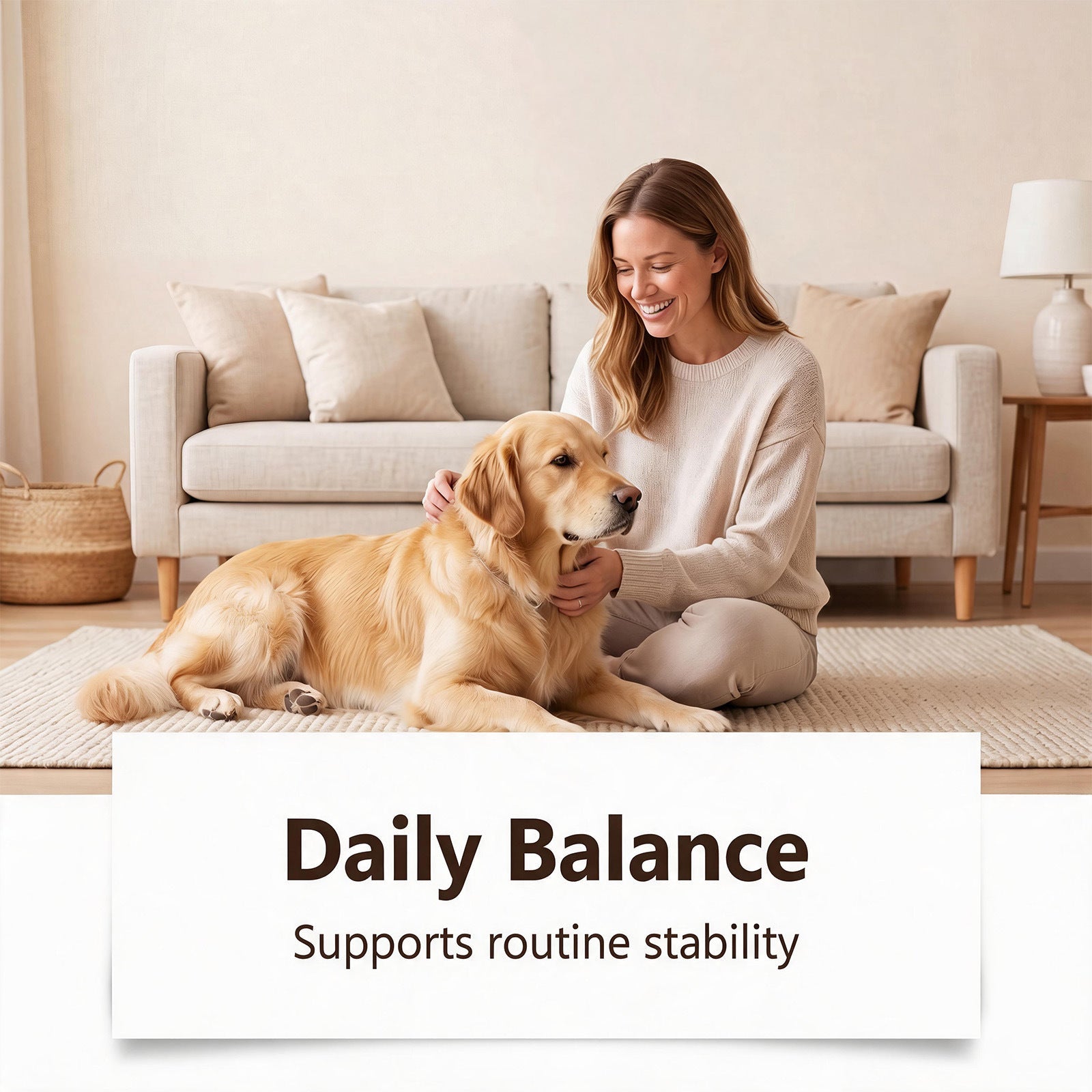 Kriath Dog Calming Chewable Tablets, Universal For Puppies And Adult Dogs, Daily Emotional Soothing And Nutritional Supplement Tablets For Pets Pets Fashion