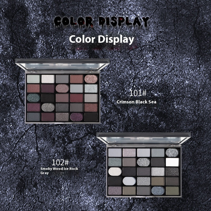 Cahill Dark Goth Eye Shadow Plate Multi-purpose Shimmer Matte Per Plate LadyShow.Store