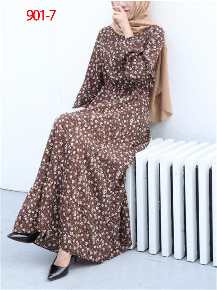 Women's Figure-flattering Floral A-line Skirt LadyShow.Store