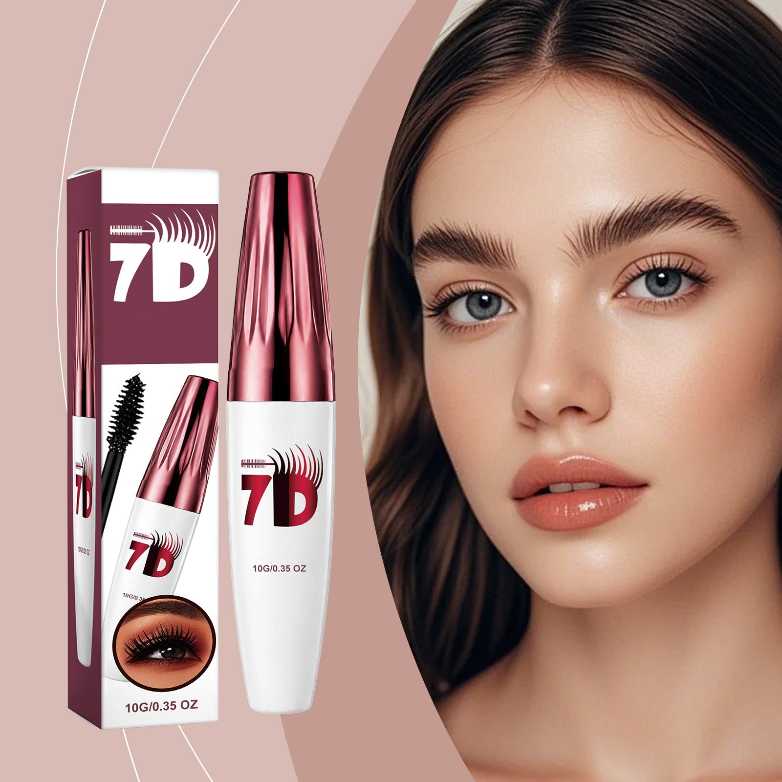 AMZ Curling 3D Mascara Black Tri Light Beauty