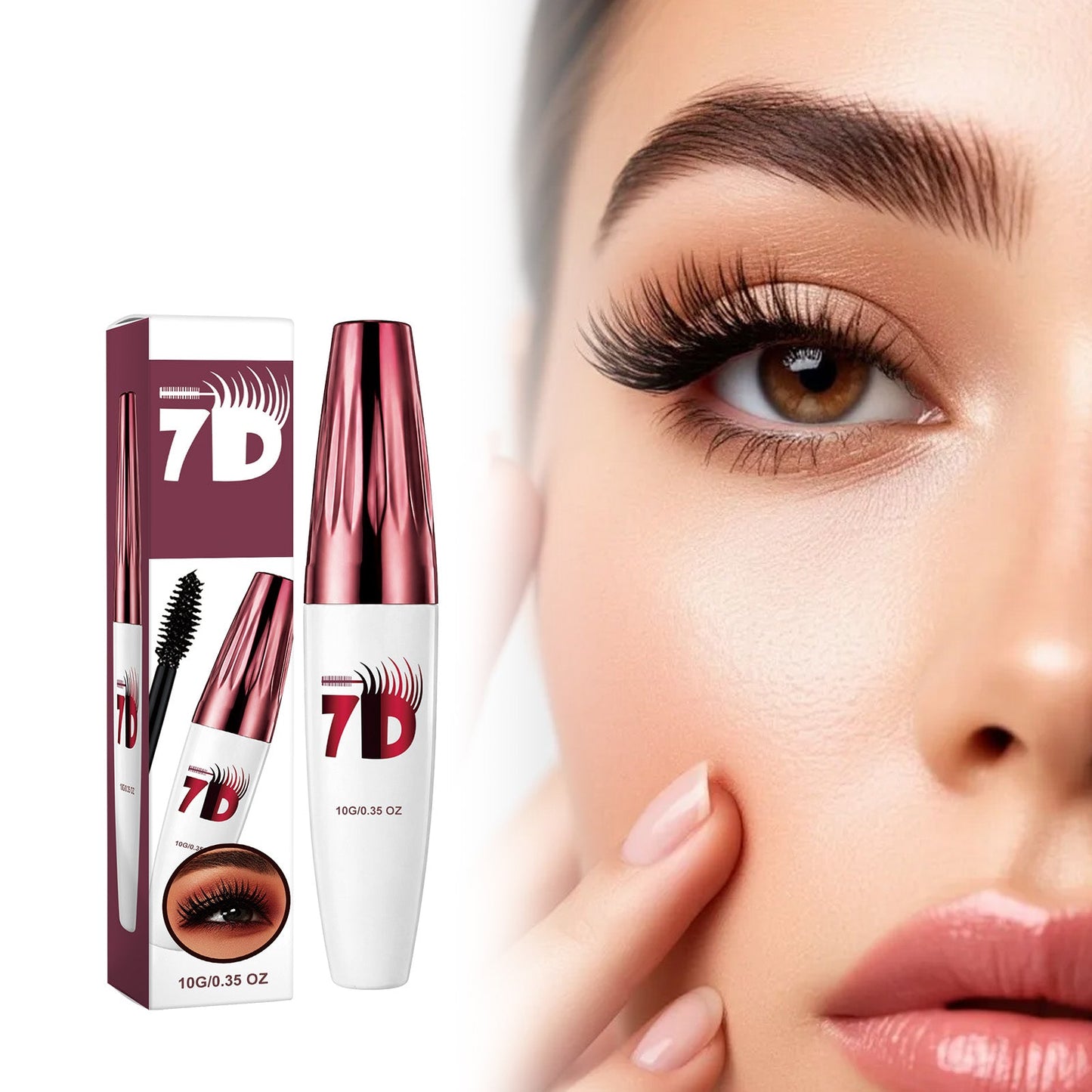 AMZ Curling 3D Mascara Black Tri Light Beauty