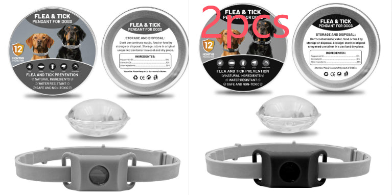Pet Insect Repellent Button Collar Capsule Suit Pets Fashion