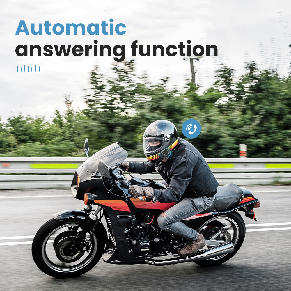 Bluetooth Wireless Headset For Motorcycle Helmet Pi-Mart