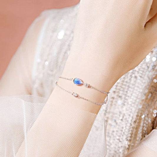 S925 Sterling Silver Lubert's Tear Bracelet LadyShow.Store