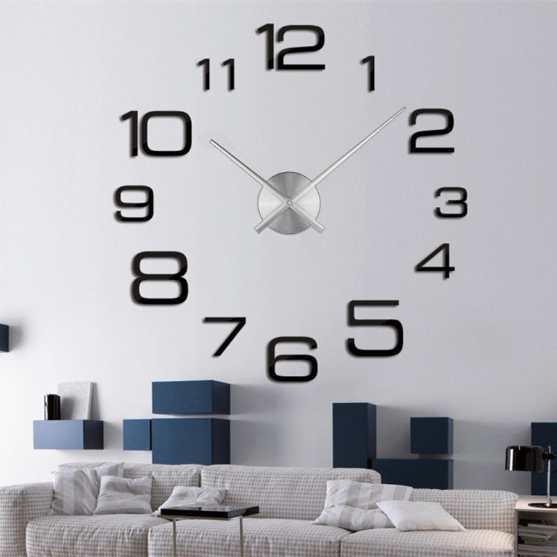 Creative Wall Sticker Decoration DIY Acrylic Clock PearlNestDecor.com