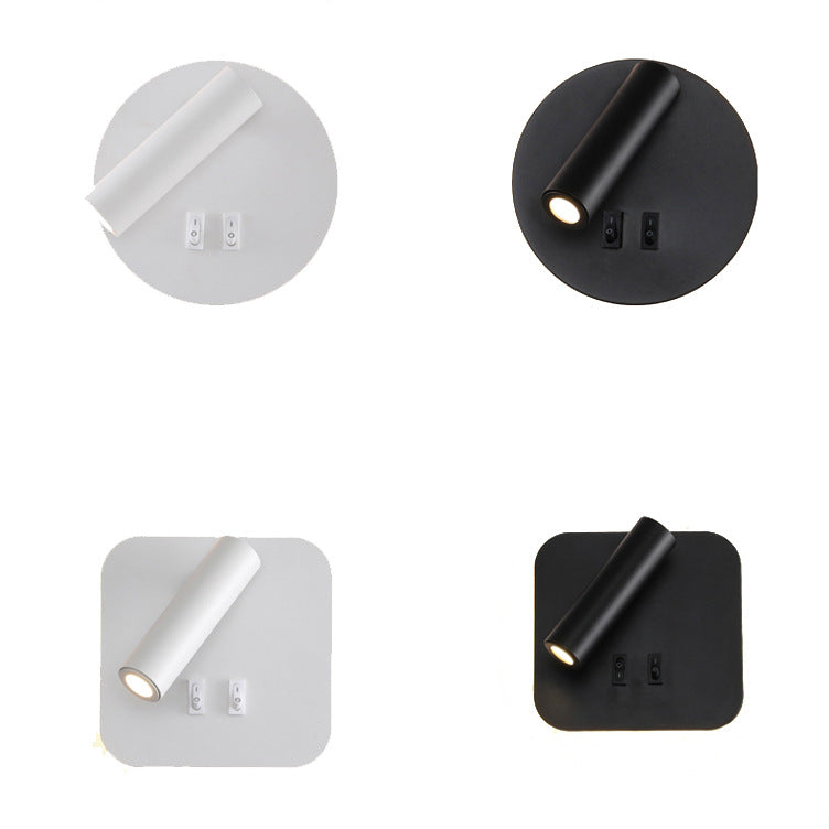 Modern Minimalist Bedside LED Wall Lamp Creative Led Spotlight PearlNestDecor.com
