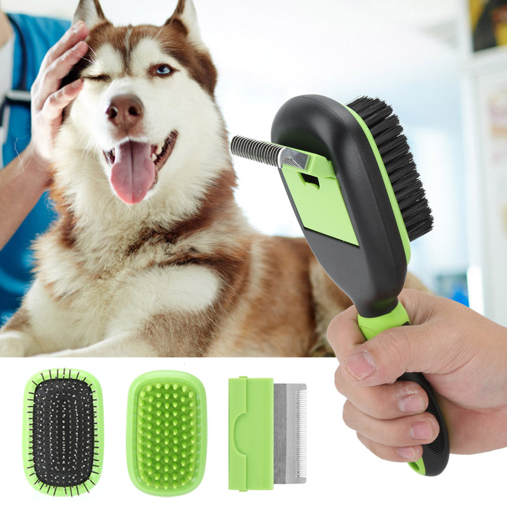 Pet Grooming Brush Set for Cleaning and De-shedding LadyShow.Store