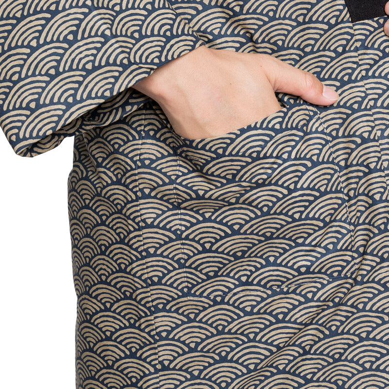 Japanese Men's Winter Kimono Cotton Jackets Halloween Coustume Japanese Samura Warm Cotton Kimono Coat Indoor Outdoor Kimono Coat Traditional Japanese Kimono For Men Lightweight & Warm Kimono NorixaFashion.com