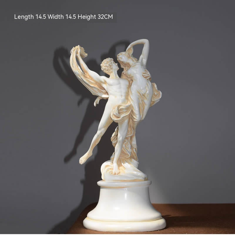 Greek Athena Goddess Sculpture Resin Decorations PearlNestDecor.com