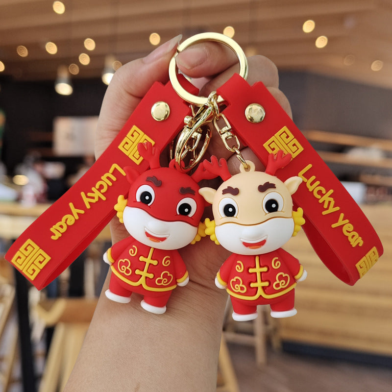 Creative Cute Little Dragon Shape Keychain Pendant LadyShow.Store