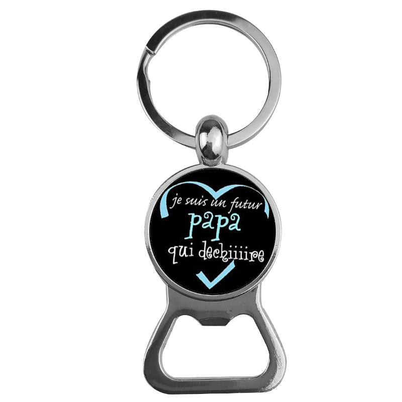 Ornaments Time Gemstone Bottle Opener Keychain LadyShow.Store