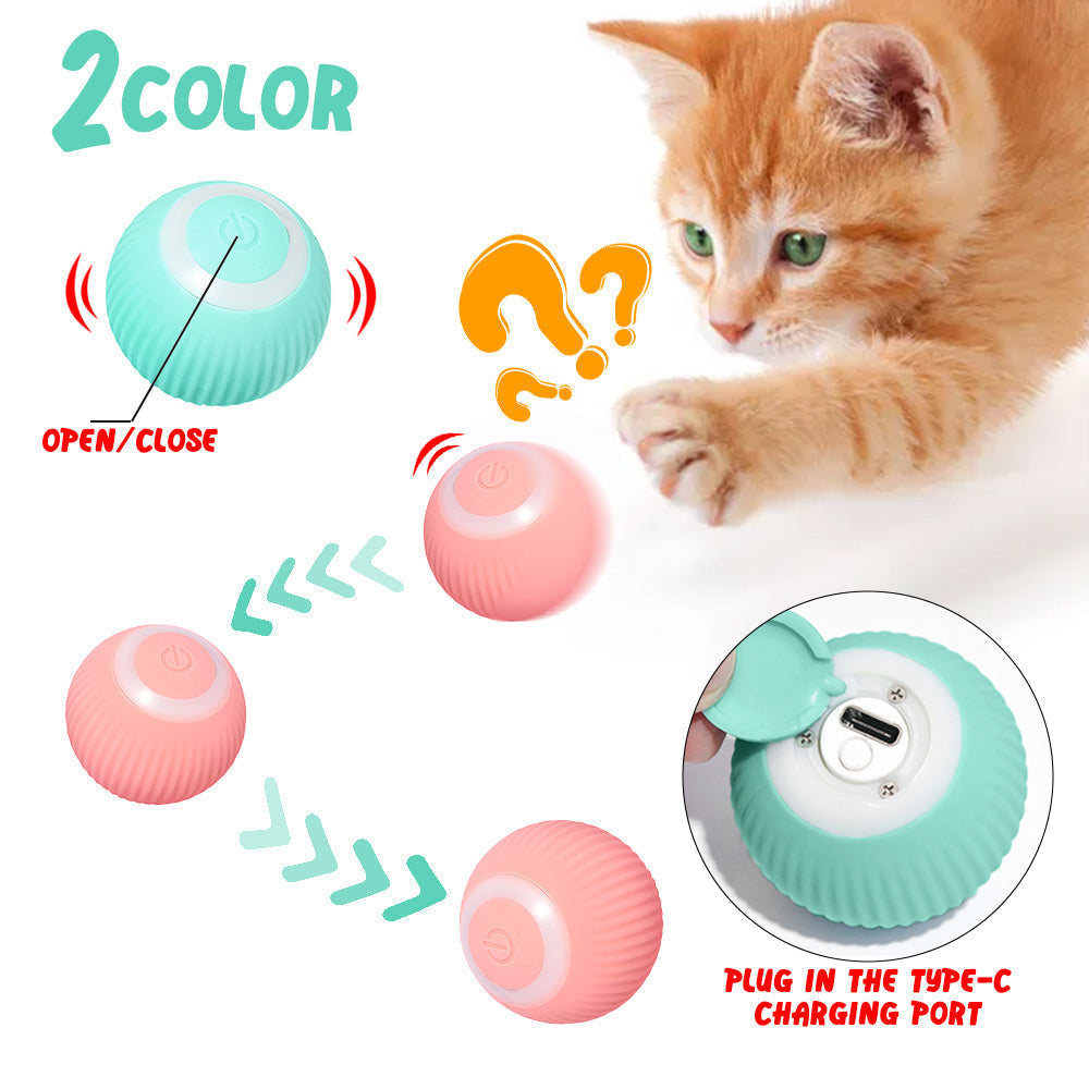 Cat Gravity Smart Rolling Ball Pets Fashion