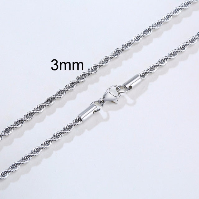 Minimalist Men Ropes Long Necklace Pi-Mart