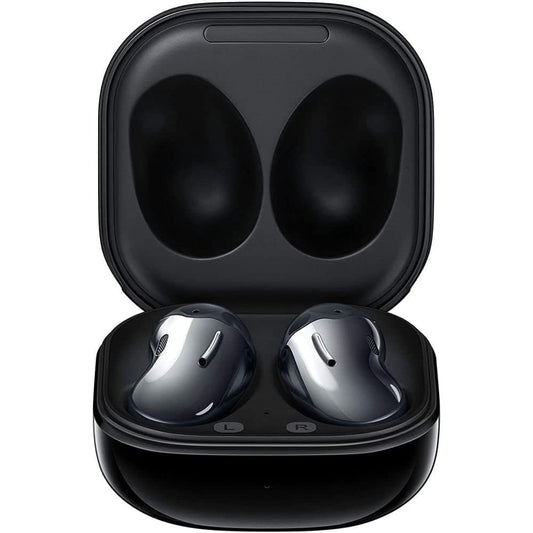 SAMSUNG Galaxy Buds Live True Wireless Earbuds US Version Active Noise Cancelling Wireless Charging Case Included Mystic Black LuxuryLifeWay Online Store