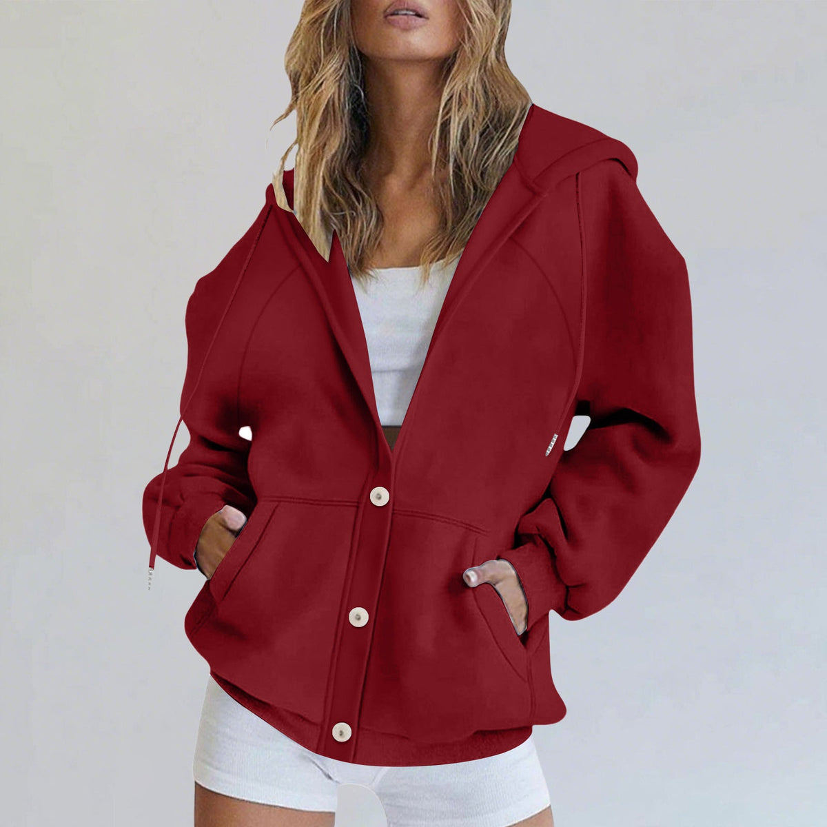 European And American  Fashion Autumn And Winter Jackets Women's Casual Cardigan Sweatshirt Jackets NorixaFashion.com