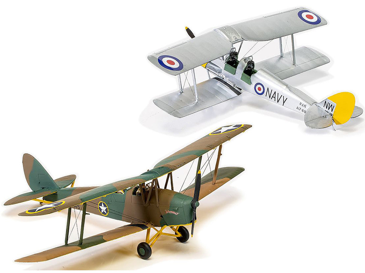 Level 2 Model Kit De Havilland Tiger Moth Aircraft with 2 Scheme Options 1/72 Plastic Model Kit by Airfix LuxuryLifeWay Online Store