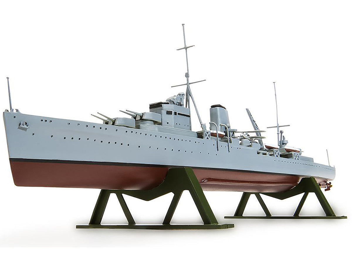 Level 3 Model Kit HMS Ajax Light Cruiser 1/600 Plastic Model Kit by Airfix LuxuryLifeWay Online Store
