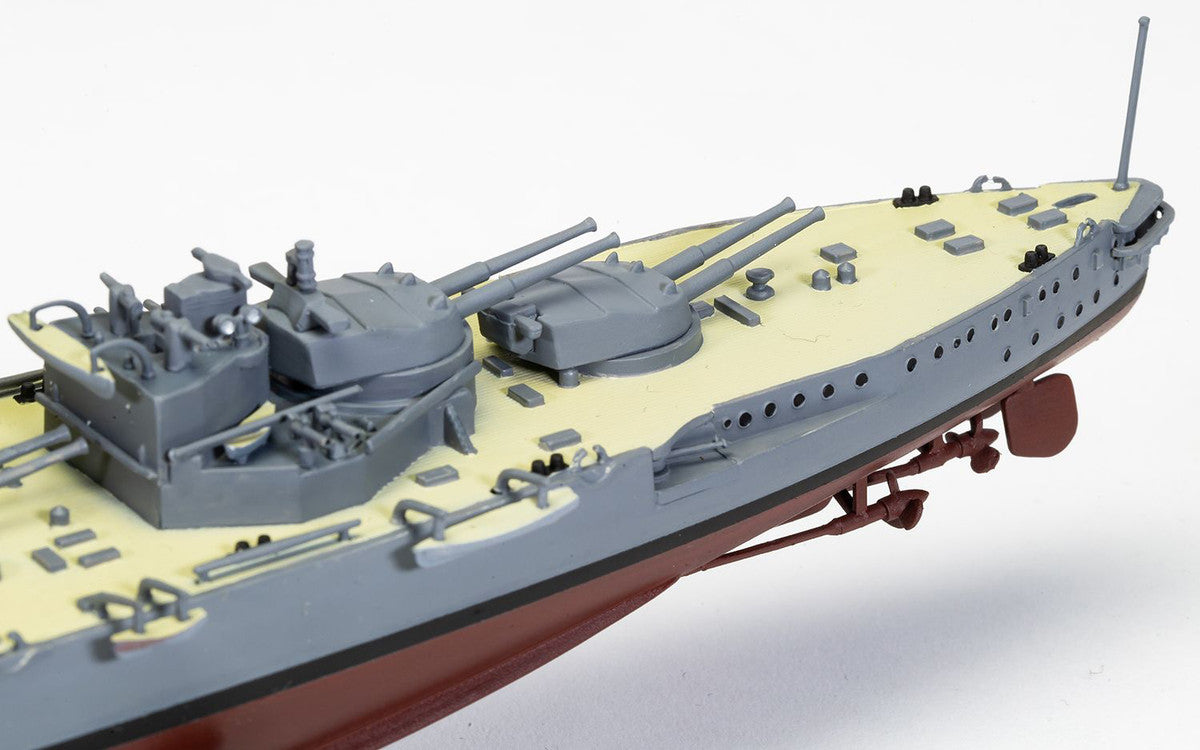 Level 3 Model Kit HMS Iron Duke Frigate "Vintage Classics" Series 1/600 Plastic Model Kit by Airfix LuxuryLifeWay Online Store