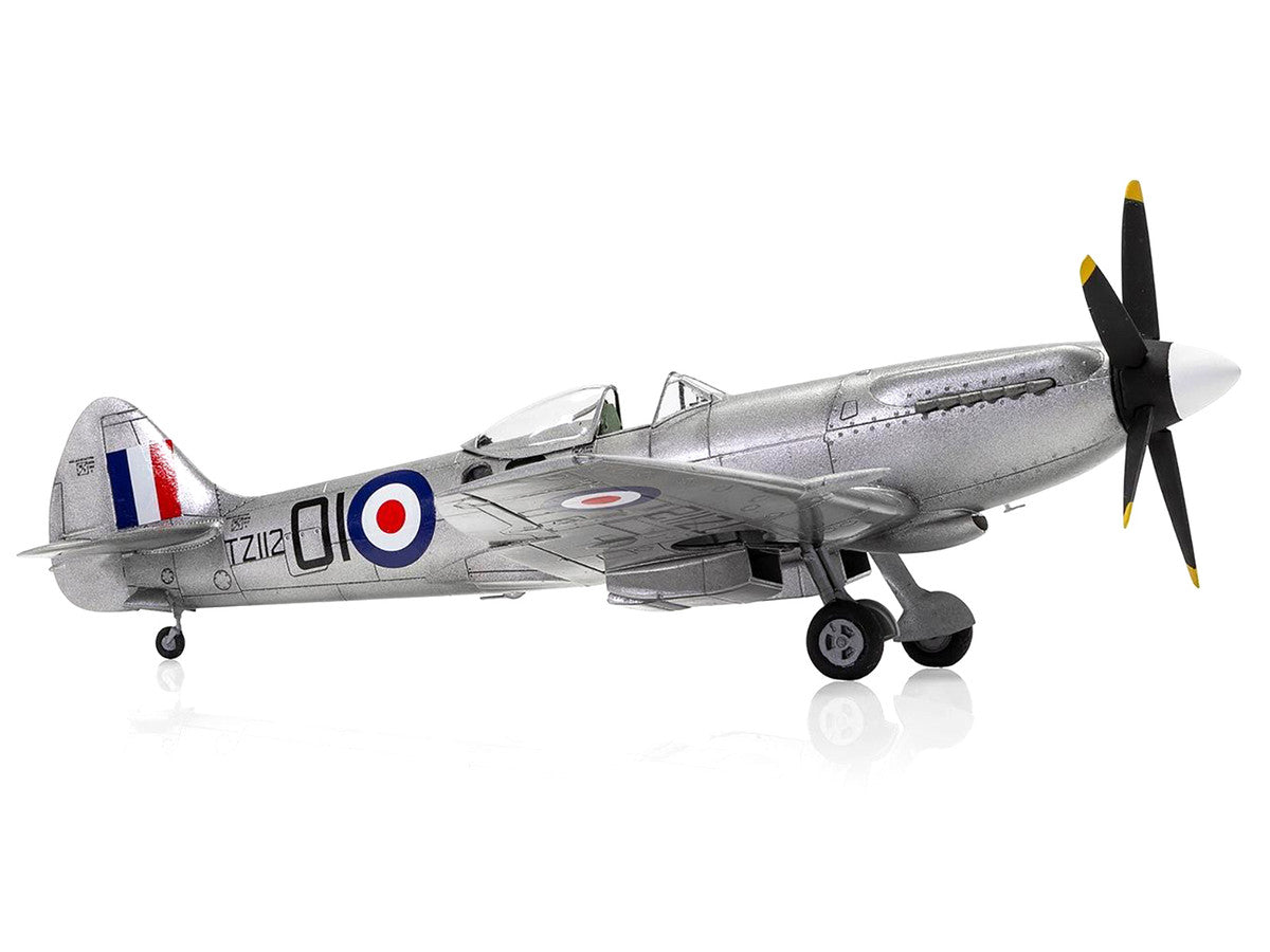 Level 2 Model Kit Supermarine Spitfire FR Mk.XIV Fighter Aircraft with 2 Scheme Options 1/48 Plastic Model Kit by Airfix LuxuryLifeWay Online Store
