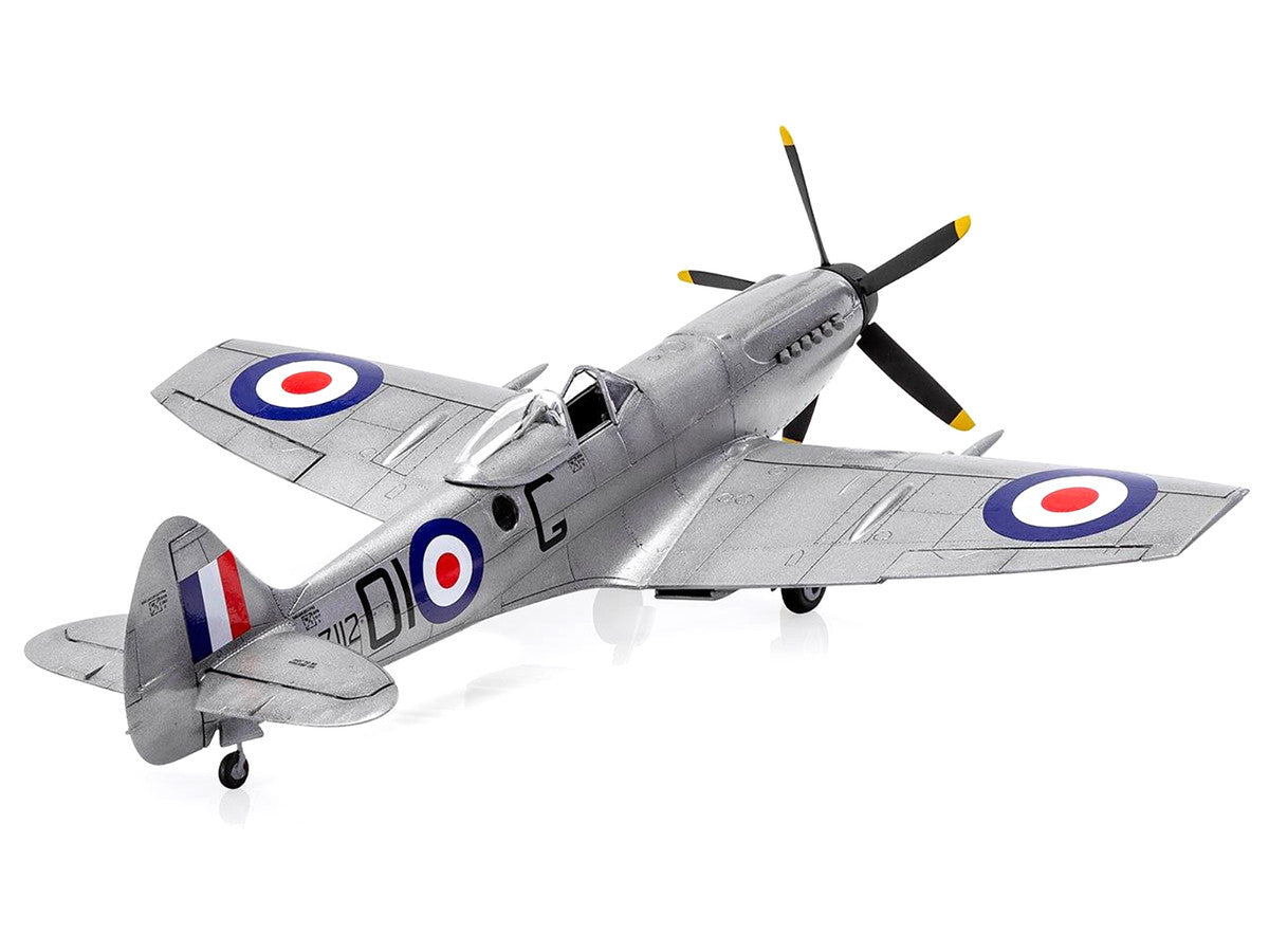 Level 2 Model Kit Supermarine Spitfire FR Mk.XIV Fighter Aircraft with 2 Scheme Options 1/48 Plastic Model Kit by Airfix LuxuryLifeWay Online Store