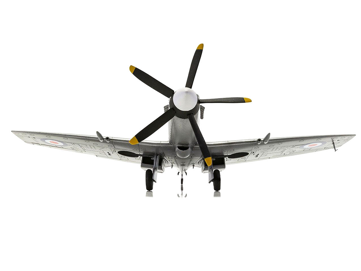 Level 2 Model Kit Supermarine Spitfire FR Mk.XIV Fighter Aircraft with 2 Scheme Options 1/48 Plastic Model Kit by Airfix LuxuryLifeWay Online Store
