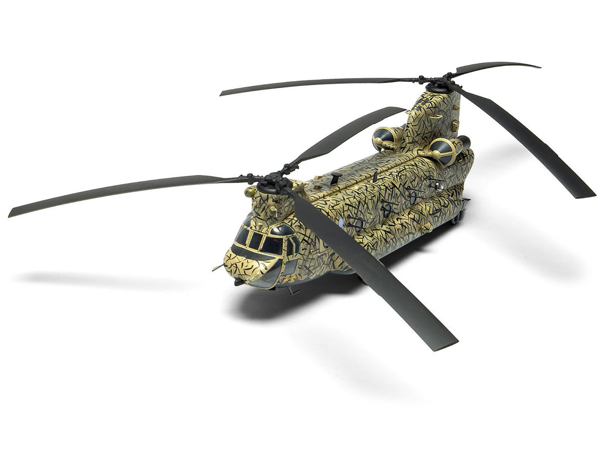 Level 3 Model Kit Boeing Chinook HC.1 (Late Production) Helicopter with 2 Scheme Options 1/72 Plastic Model Kit by Airfix LuxuryLifeWay Online Store