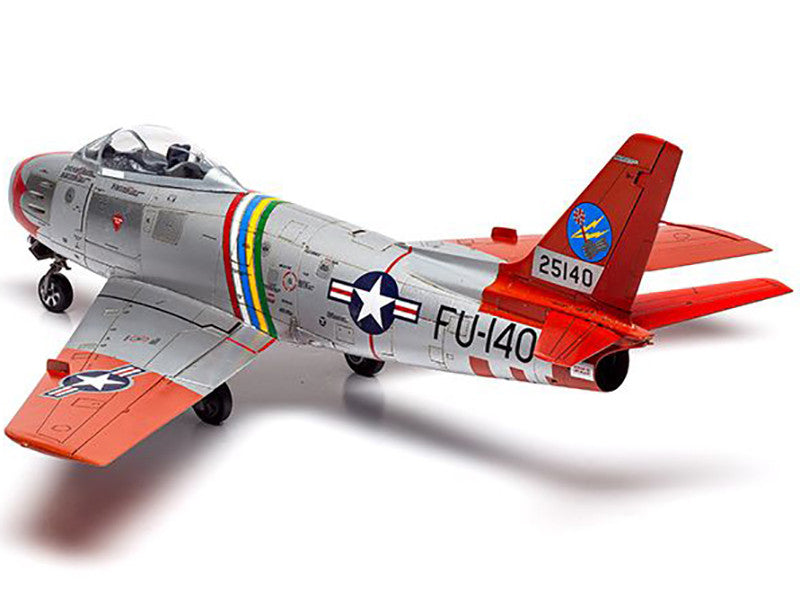 Level 2 Model Kit North American F-86F Sabre Aircraft with 2 Scheme Options 1/48 Plastic Model Kit by Airfix LuxuryLifeWay Online Store
