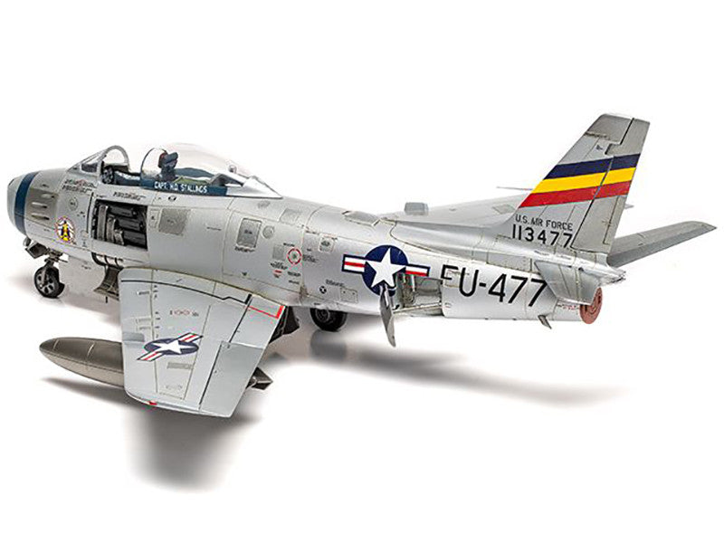 Level 2 Model Kit North American F-86F Sabre Aircraft with 2 Scheme Options 1/48 Plastic Model Kit by Airfix LuxuryLifeWay Online Store