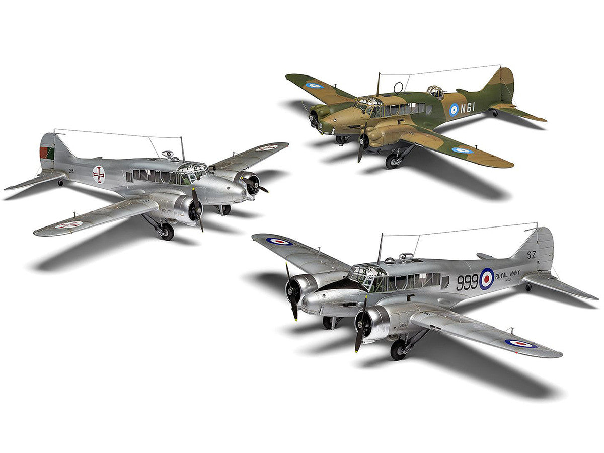 Level 3 Model Kit Avro Anson Mk.I Aircraft with 3 Scheme Options 1/48 Plastic Model Kit by Airfix LuxuryLifeWay Online Store